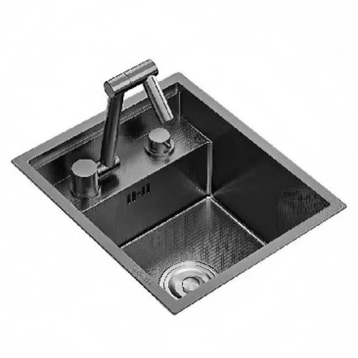 Fregadero de cocina de acero inoxidable personalizado